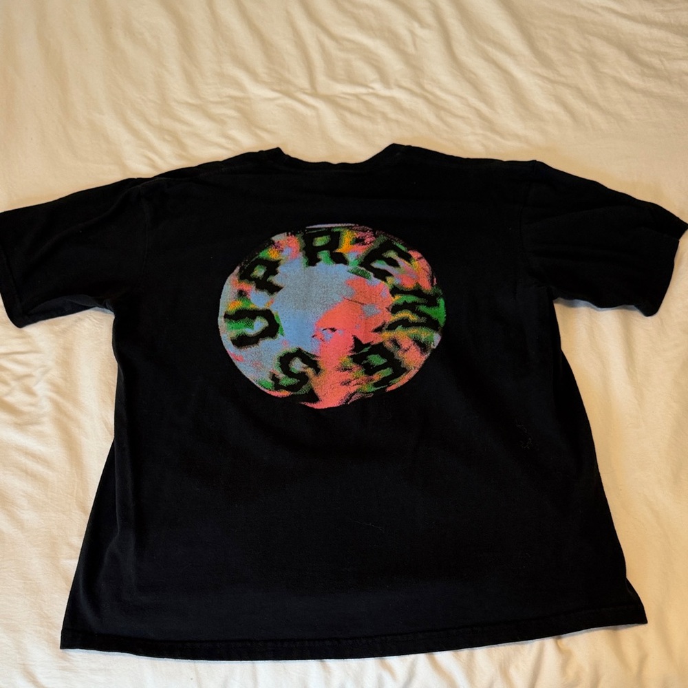 Supreme Black T-Shirt with Red Label